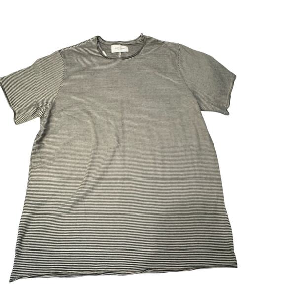 Ovadia and Sons Men's black Striped T-Shirt M NWT 3611 F - Picture 2 of 5